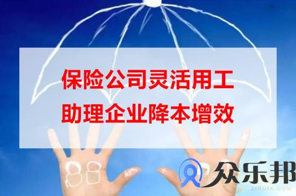 保险公司灵活用工助理企业降本增效