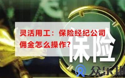 灵活用工：保险经纪公司佣金怎么操作？缩略图