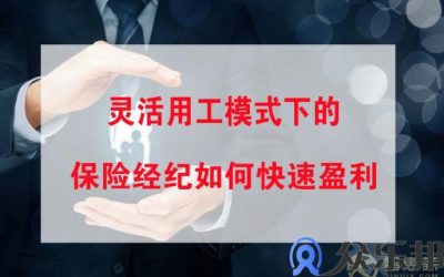 灵活用工模式下的保险经纪如何快速盈利缩略图